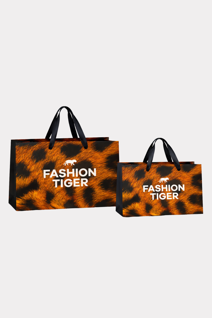 FT shopping bag small - tijger - 30x22x12