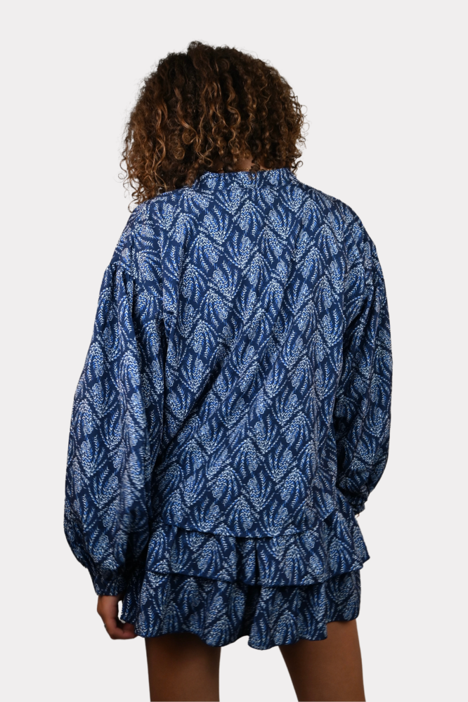 Mykonos blouse - navy