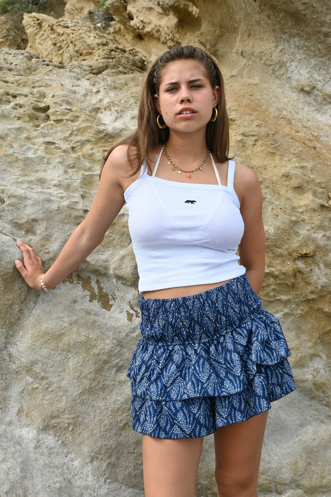 Mykonos skort - navy