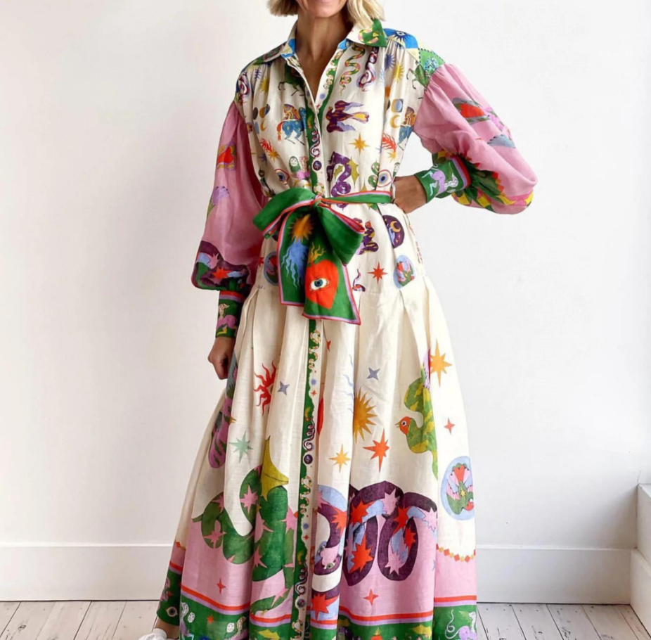 FIORE | Elegante en Kleurrijke Ceremonie Jurk