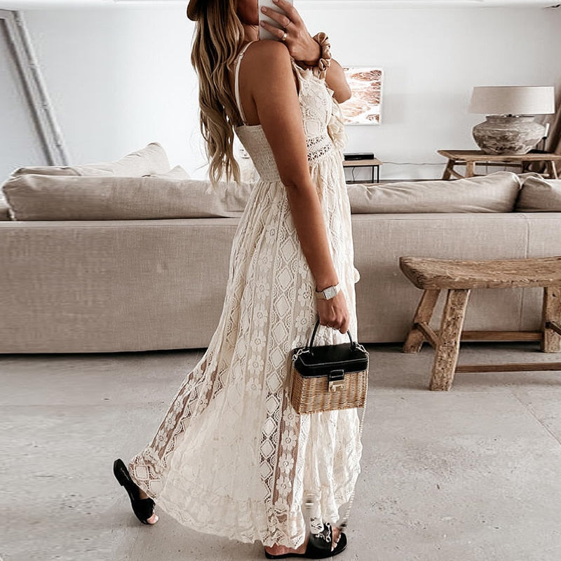 Maxidress Elegante Jurk voor Vrouw