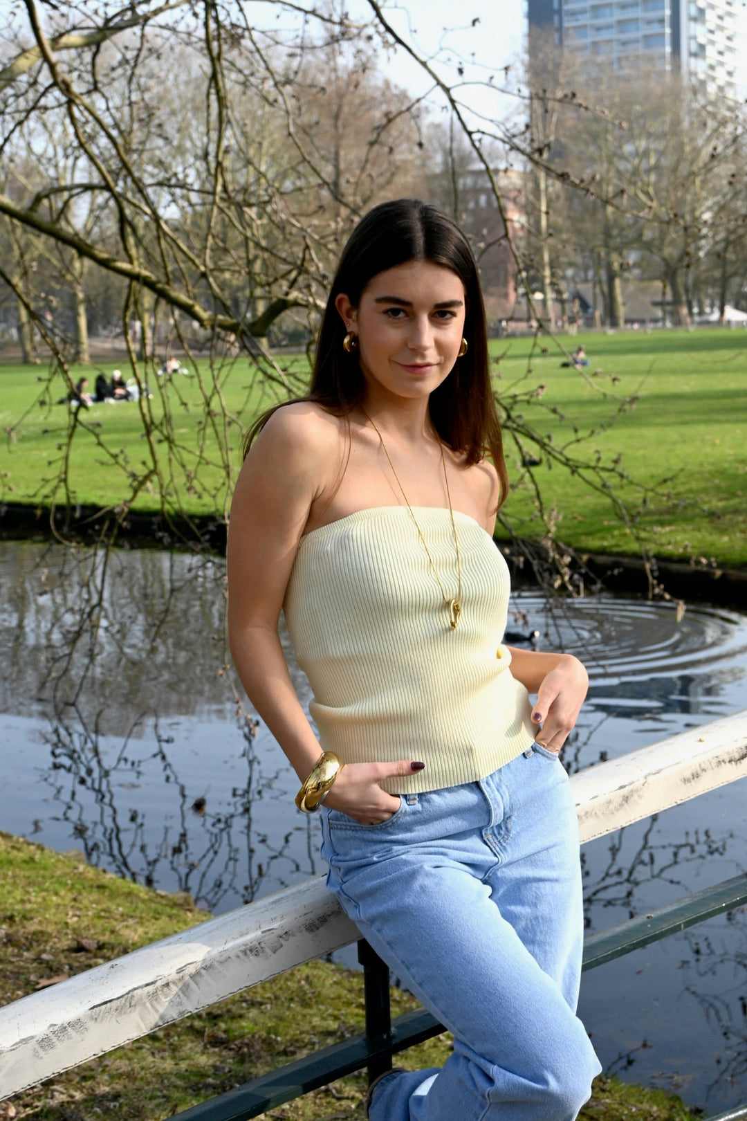 Honey top - geel