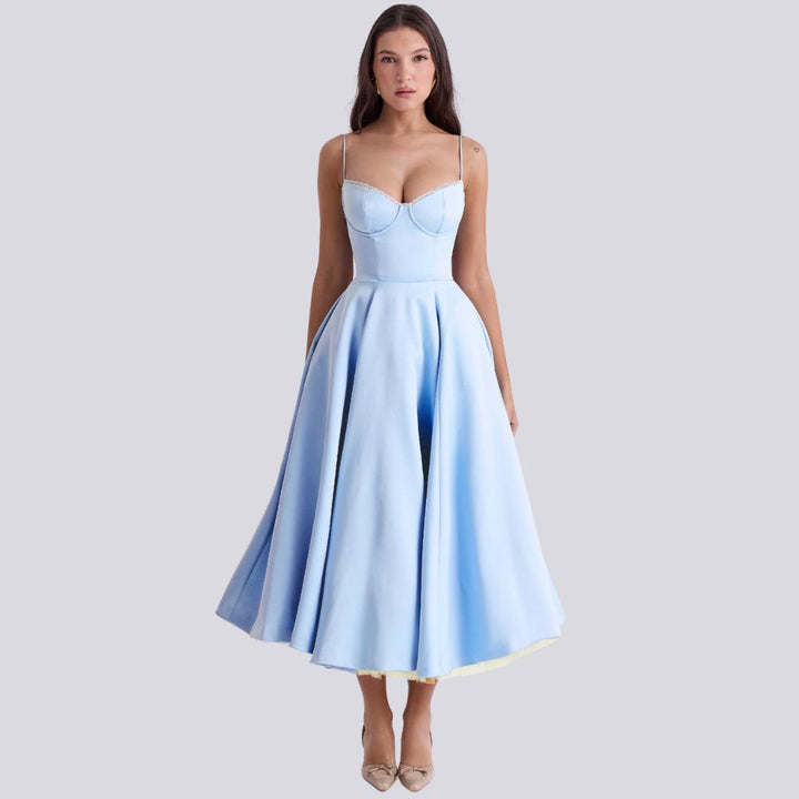 RENATE | Elegante en Veelzijdige Lange Jurk voor Speciale Gelegenheden