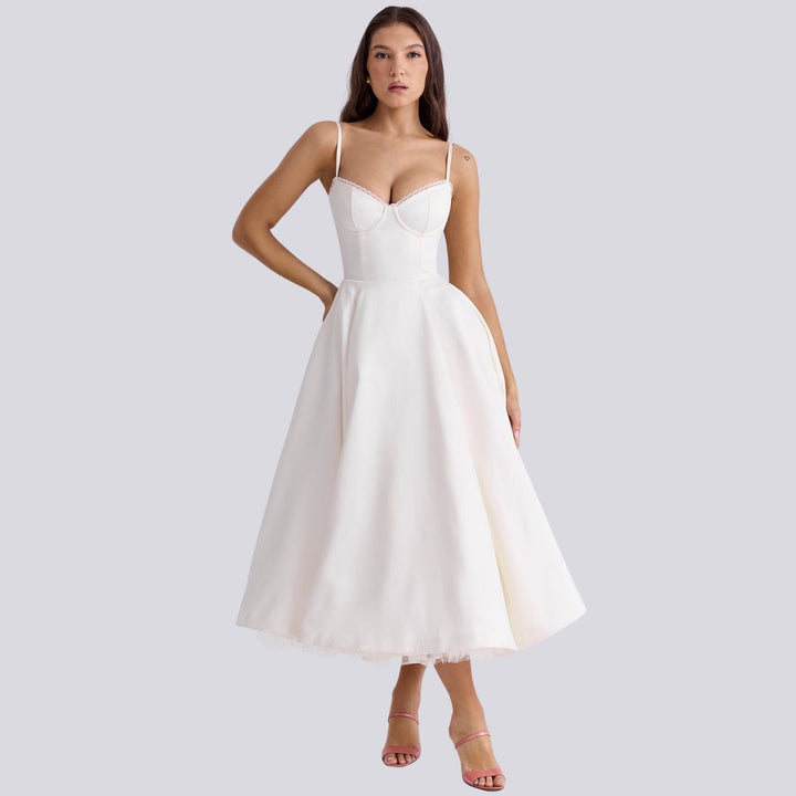 RENATE | Elegante en Veelzijdige Lange Jurk voor Speciale Gelegenheden