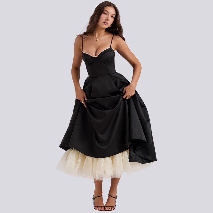 RENATE | Elegante en Veelzijdige Lange Jurk voor Speciale Gelegenheden