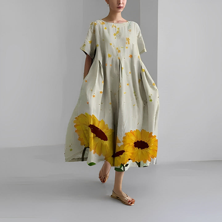 KIM | Bohemian Bloemenjurk voor een Natuurlijke en Romantische Stijl