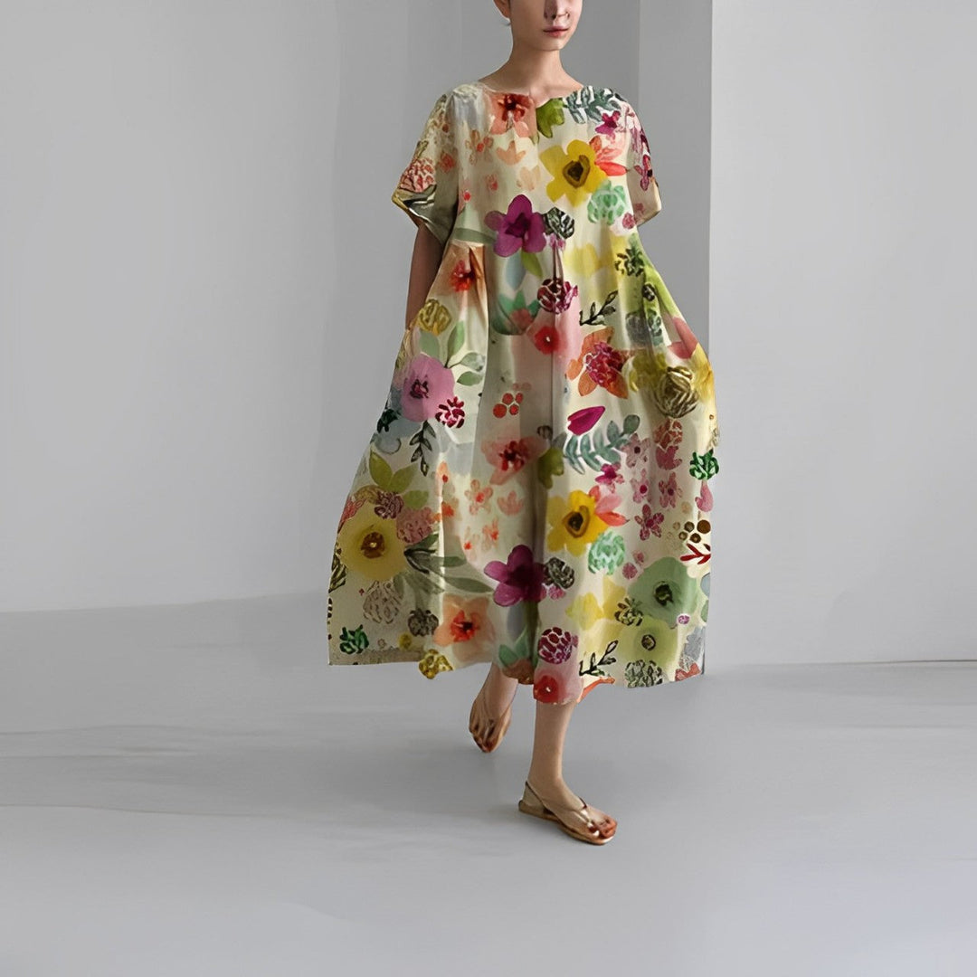 KIM | Bohemian Bloemenjurk voor een Natuurlijke en Romantische Stijl