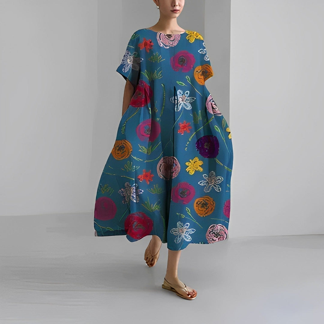 KIM | Bohemian Bloemenjurk voor een Natuurlijke en Romantische Stijl