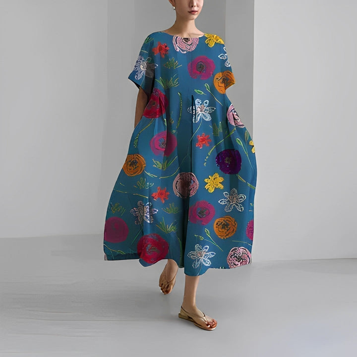 KIM | Bohemian Bloemenjurk voor een Natuurlijke en Romantische Stijl