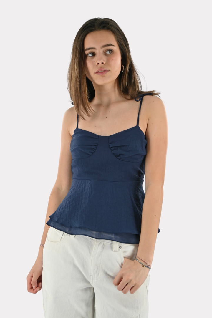 Lagoon top - navy