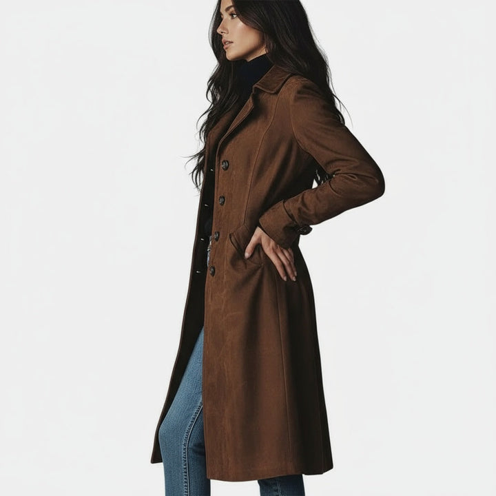 MERAL™ | Lange Jas met Tijdloze Elegantie en Comfort voor Dag en Stad