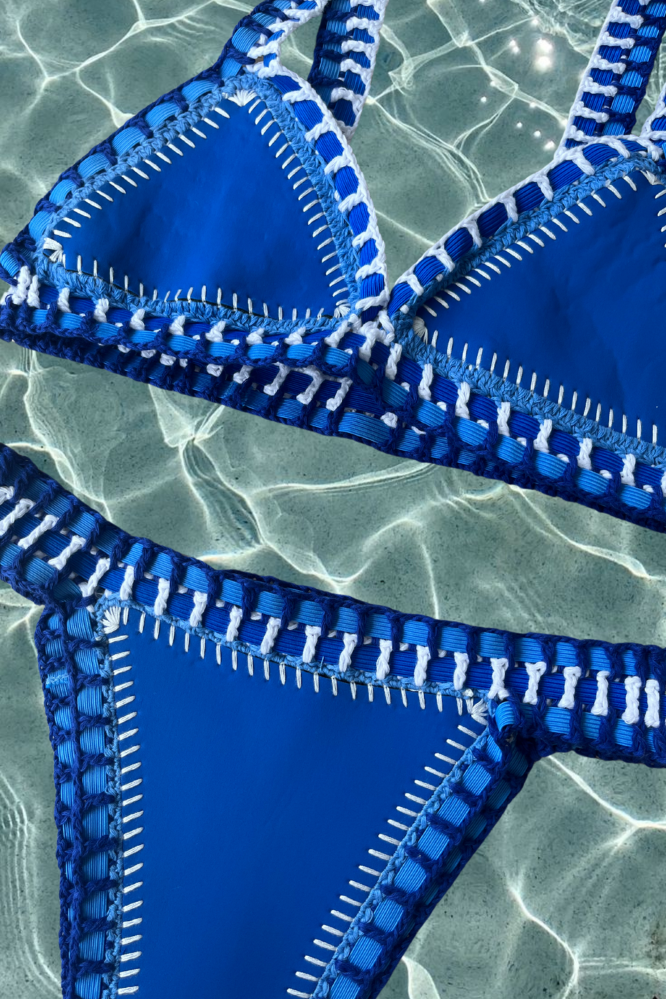 Mamma Mia Ibiza bikini - blauw reversible