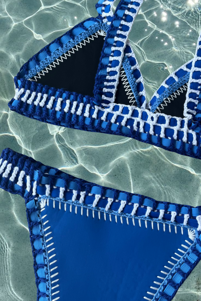 Mamma Mia Ibiza bikini - blauw reversible