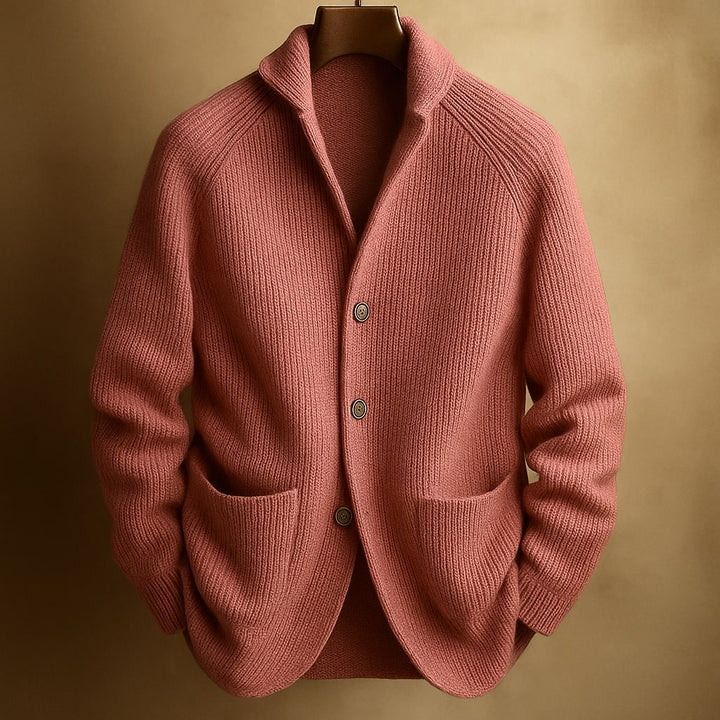 JONATHAN | HEREN GILET IN RIBBELWOL