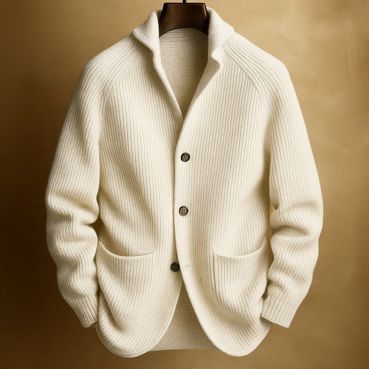 JONATHAN | HEREN GILET IN RIBBELWOL