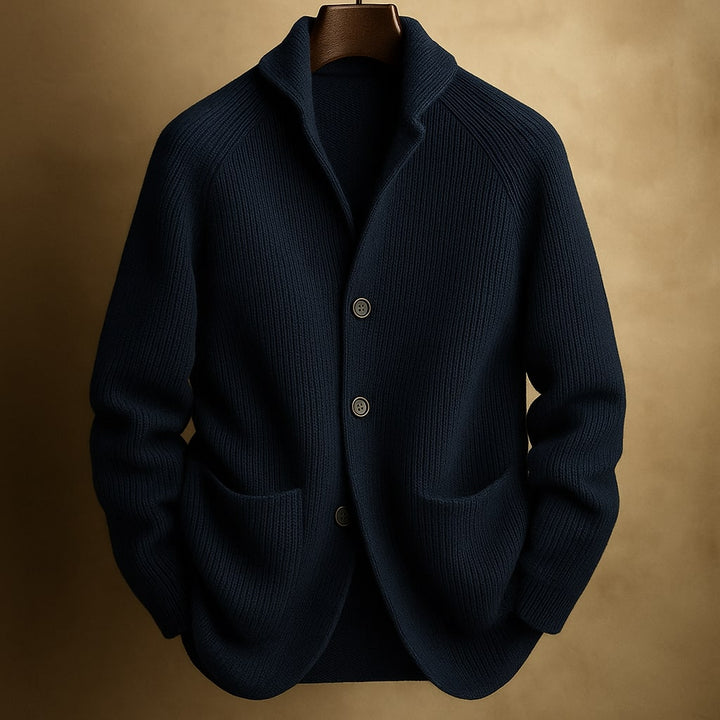 JONATHAN | HEREN GILET IN RIBBELWOL