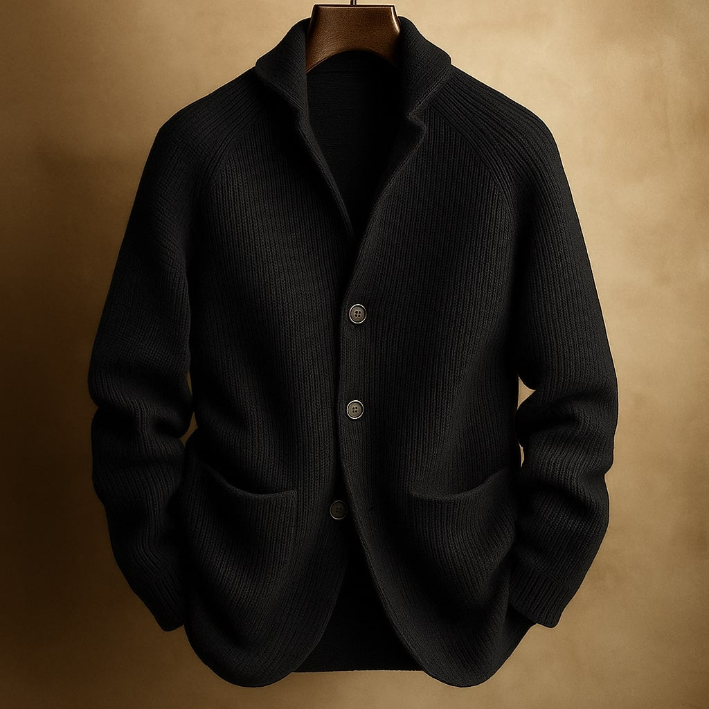JONATHAN | HEREN GILET IN RIBBELWOL