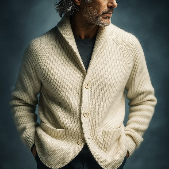 JONATHAN | HEREN GILET IN RIBBELWOL