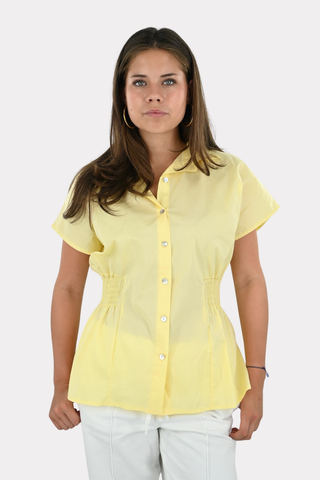 Merle blouse - butter yellow