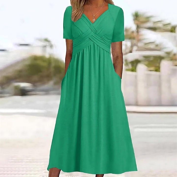 MAYA | Midi Jurk Met Een Flatterende Silhouet Voor Elegante Gelegenheden