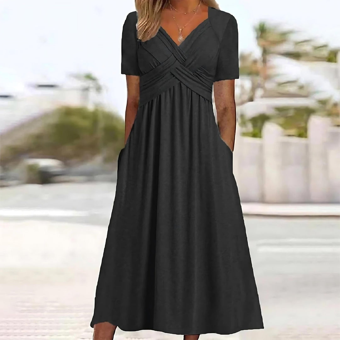 MAYA | Midi Jurk Met Een Flatterende Silhouet Voor Elegante Gelegenheden