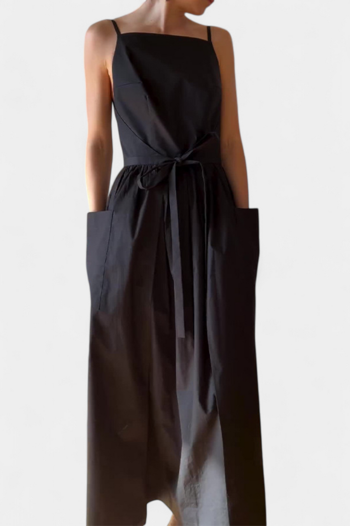 HANNA | Lange Jurk met Verstelbare Lussen voor Romantische Stijl en Zomerse Comfort