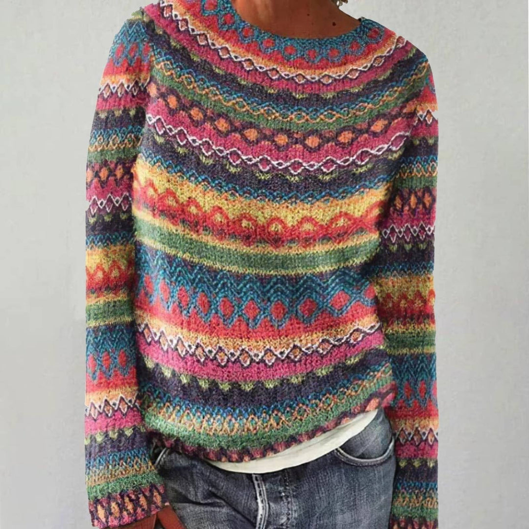 LENA™ - Retro Knusse Trui