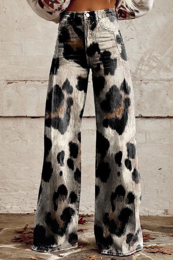 VIRAÉ | Boho Vintage Broek met Chic Print