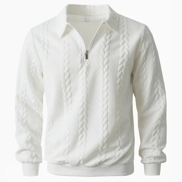 NOAH™ | Quarter Zip Polo met Verzorgde Look en Dagelijks Comfort voor Heren