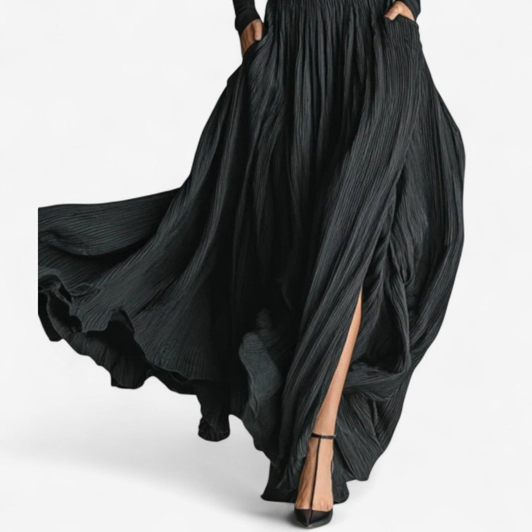 RITA | Maxijurk met hoge taille