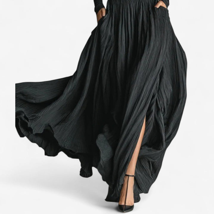 RITA | Maxijurk met hoge taille
