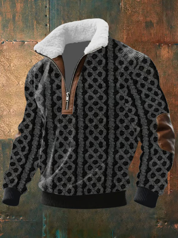 LYSANDER™ | HOODED ZIPPER SWEATER MET VOERING