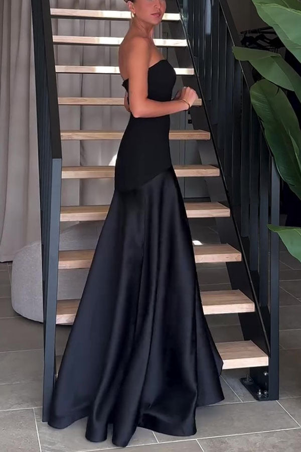 MARIT™ | Strapless jurk die je vrouwelijkheid omarmt met elegantie en lichtheid