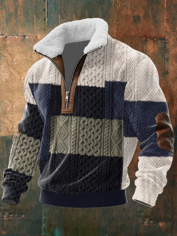 LUCA | Casual vest met bont in kraag