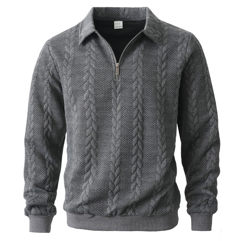 NOAH™ | Quarter Zip Polo met Verzorgde Look en Dagelijks Comfort voor Heren