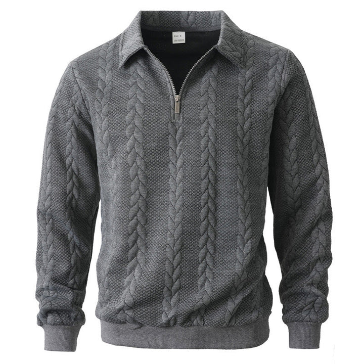 NOAH™ | Quarter Zip Polo met Verzorgde Look en Dagelijks Comfort voor Heren