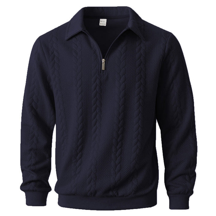NOAH™ | Quarter Zip Polo met Verzorgde Look en Dagelijks Comfort voor Heren