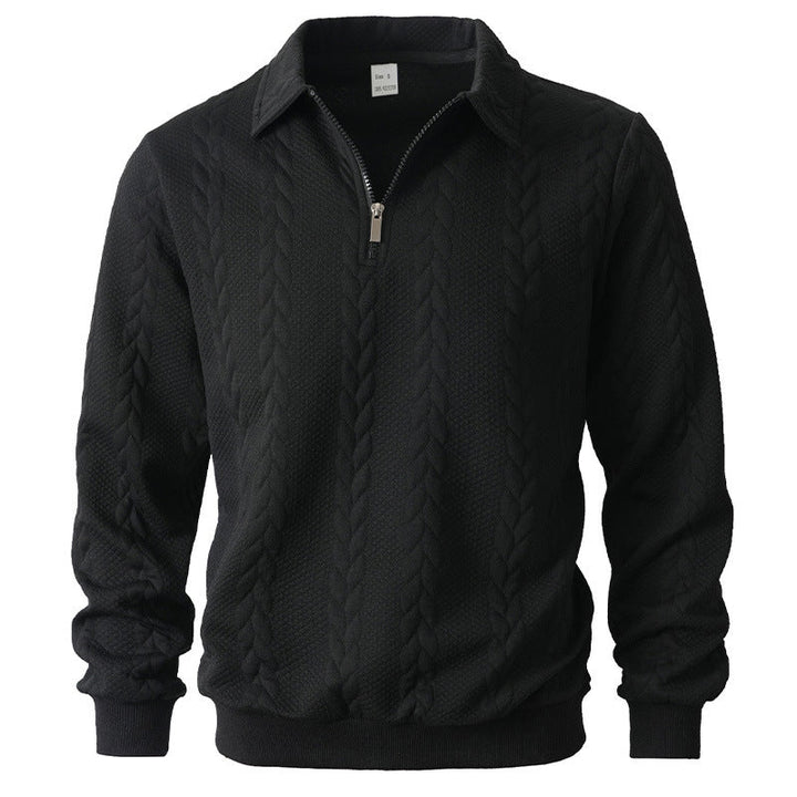 NOAH™ | Quarter Zip Polo met Verzorgde Look en Dagelijks Comfort voor Heren
