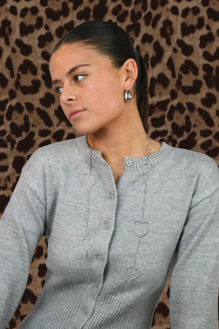 Obsessive earrings - zilver
