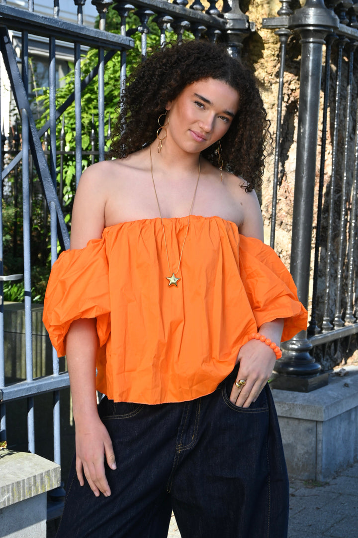 Orange juice bracelet - oranje