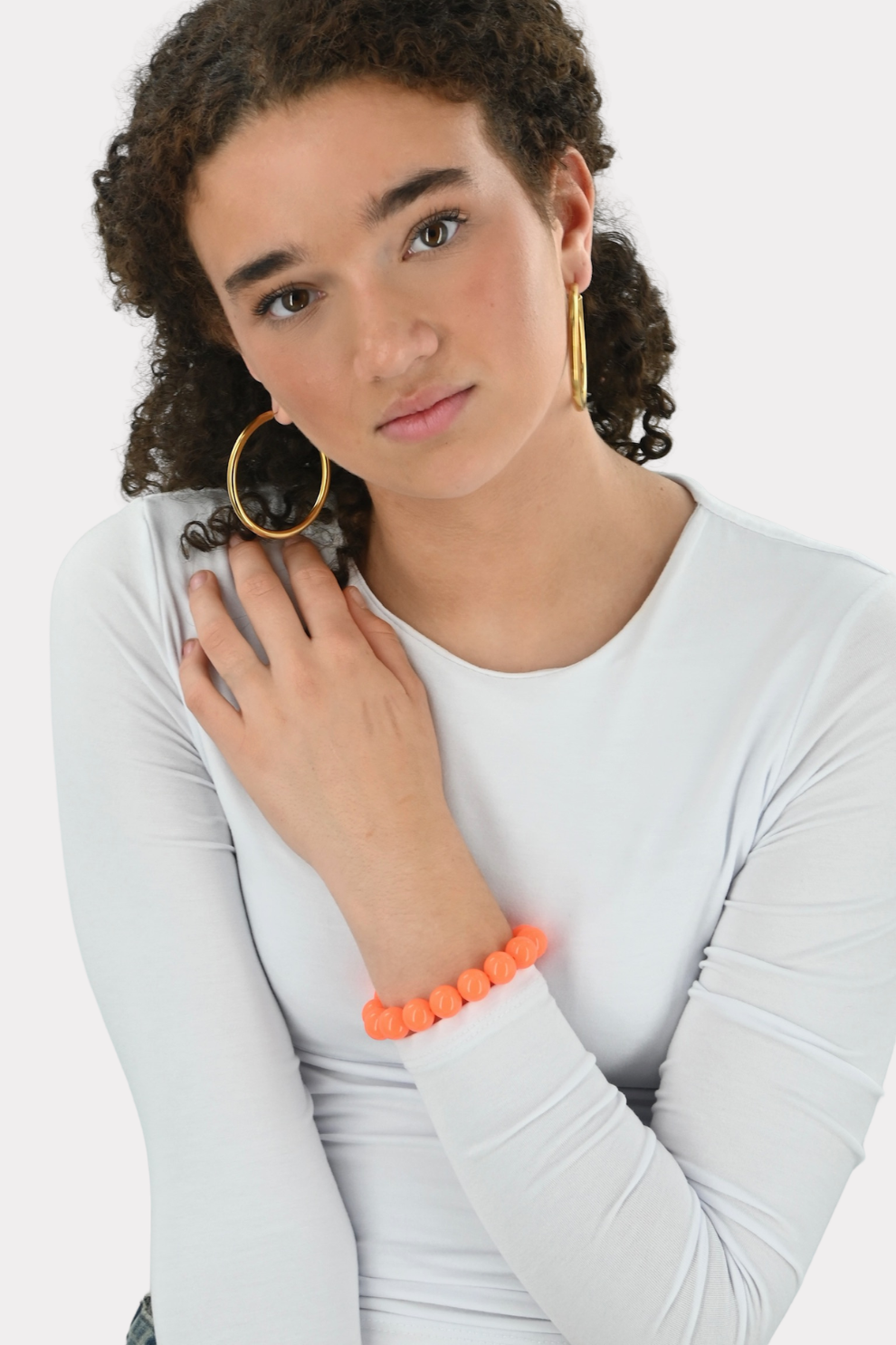 Orange juice bracelet - oranje