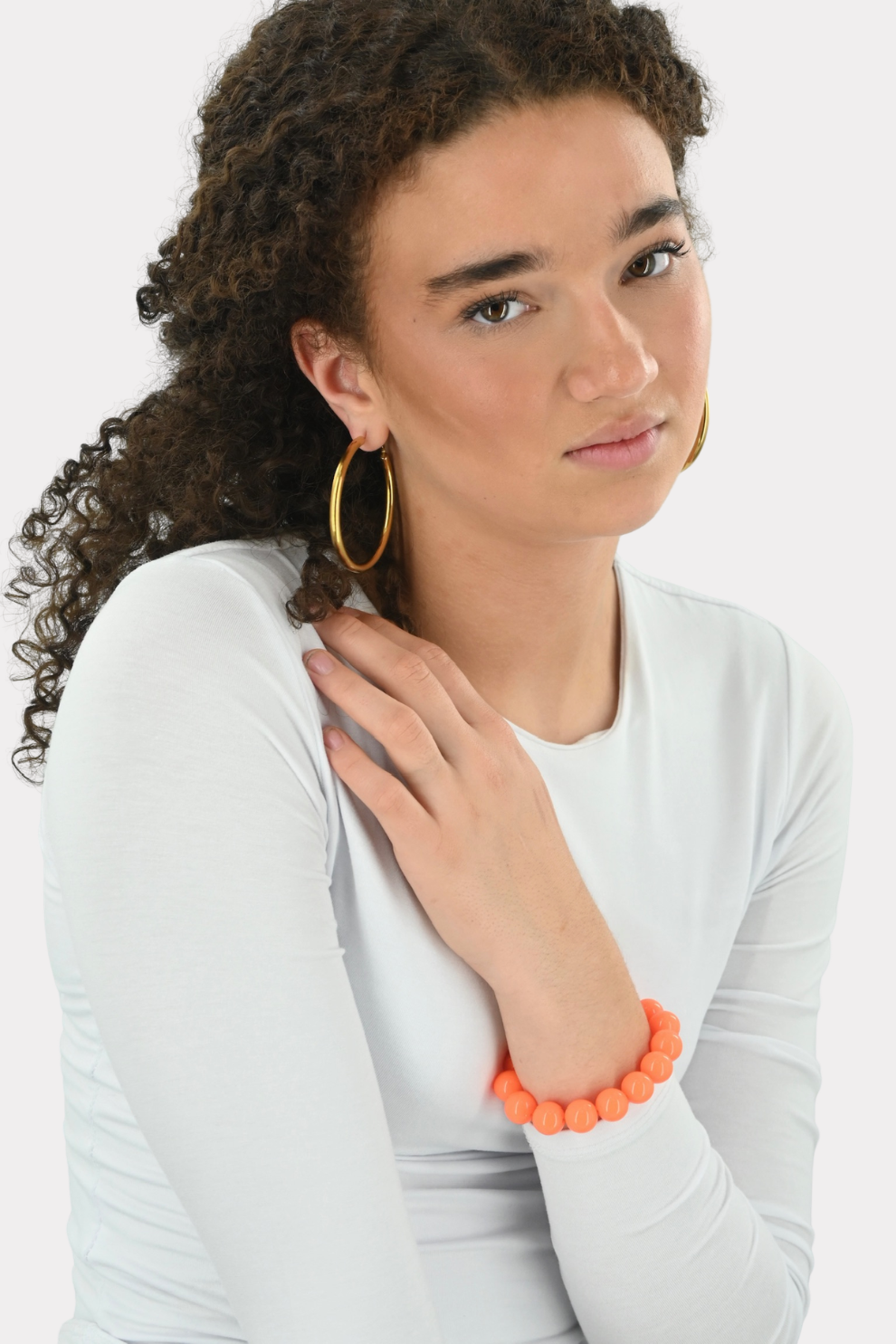 Orange juice bracelet - oranje