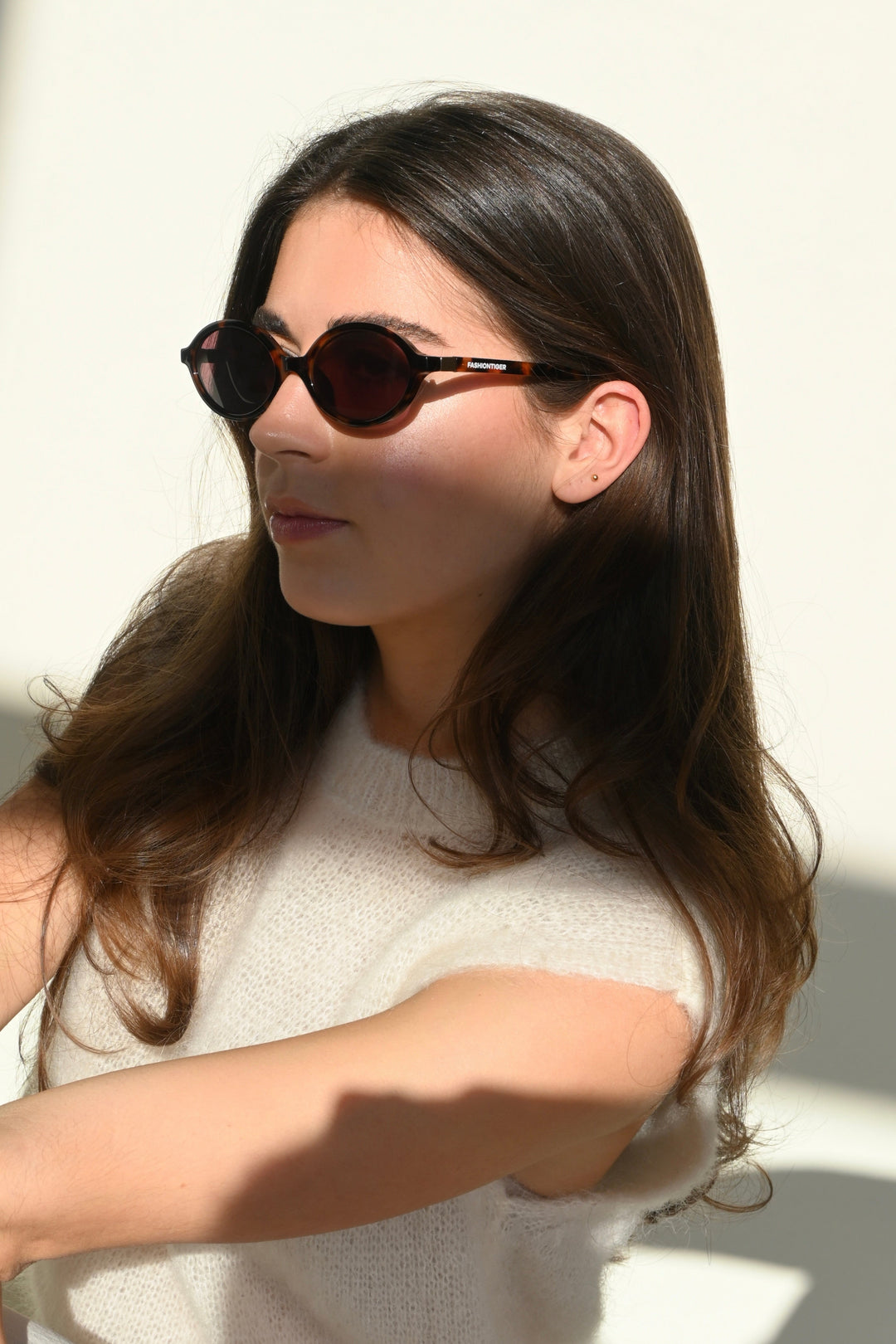 Oval sunnies - leopard