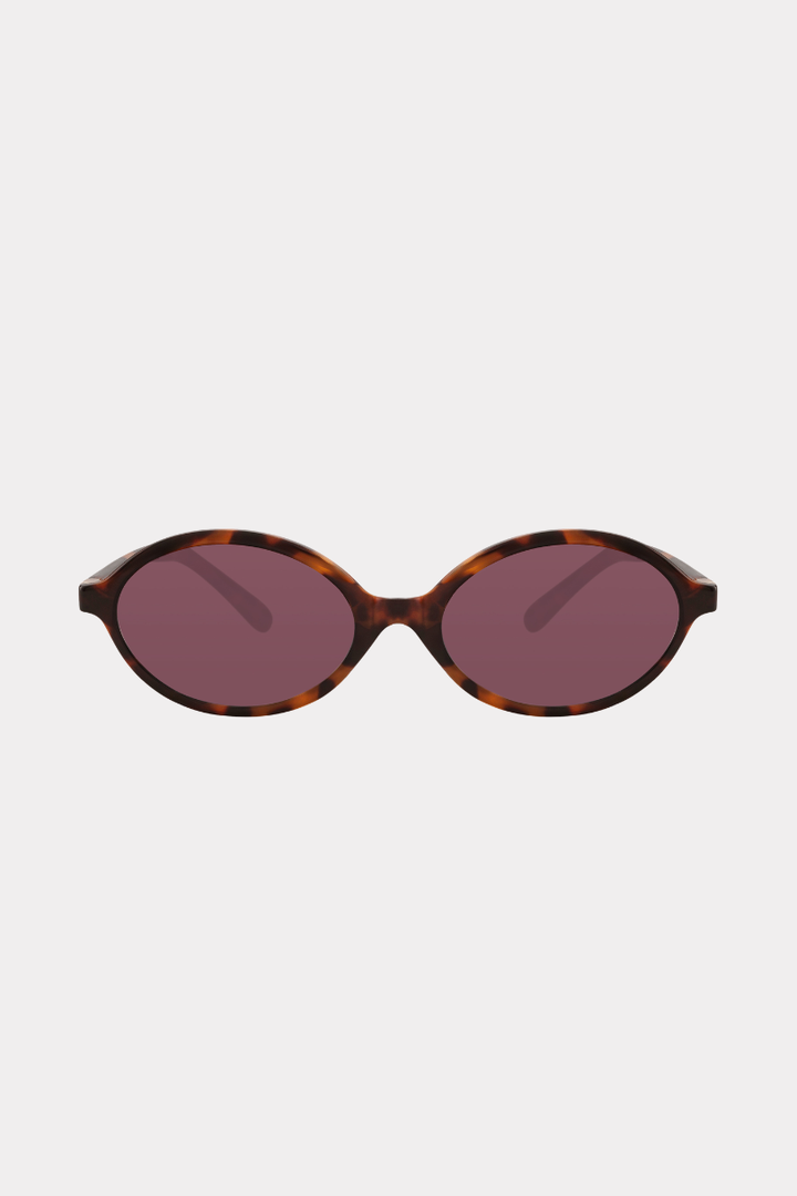 Oval sunnies - leopard