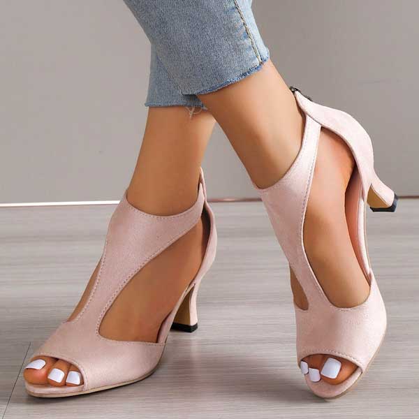 VIORE | Orthopedische Sandalen met Stabiele Hak en Comfort