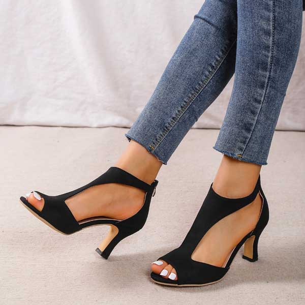 VIORE | Orthopedische Sandalen met Stabiele Hak en Comfort