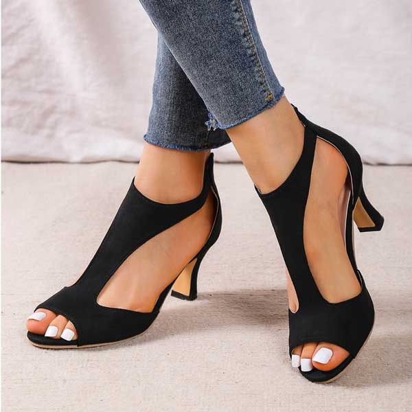 VIORE | Orthopedische Sandalen met Stabiele Hak en Comfort