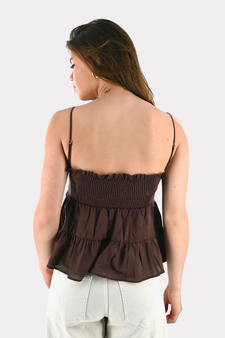 Pearl top - bruin