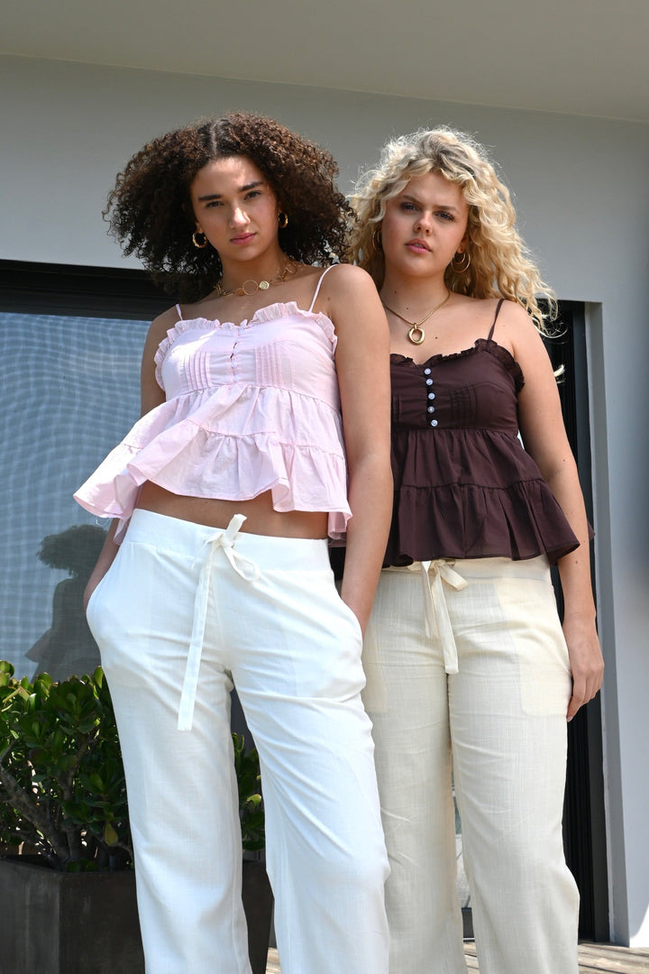 Pearl top - roze