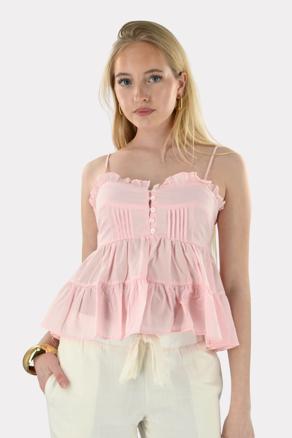 Pearl top - roze